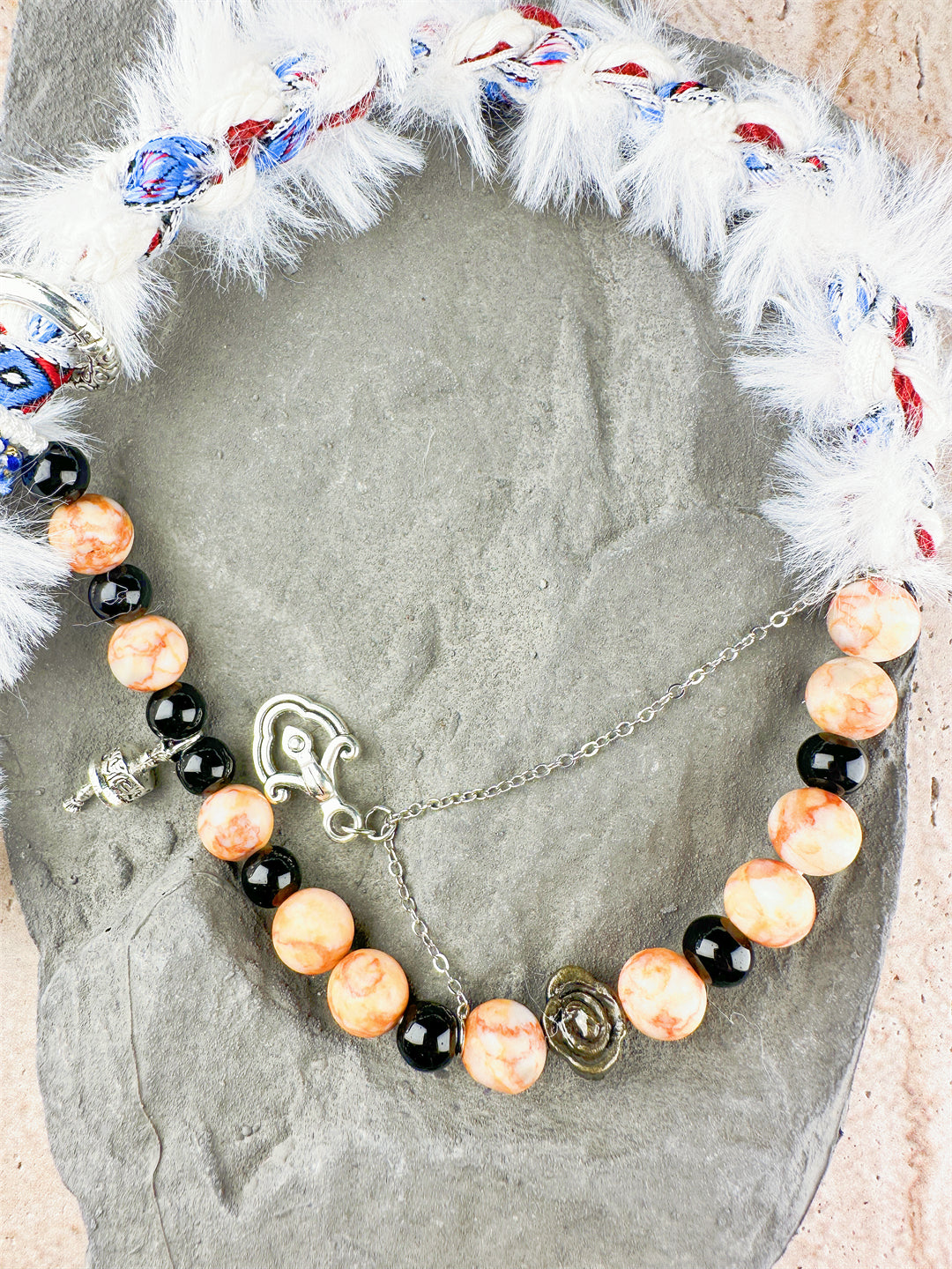 Friendship Bracelet Mystical Traditions Double-Layer Bracelet with Cultural Charms