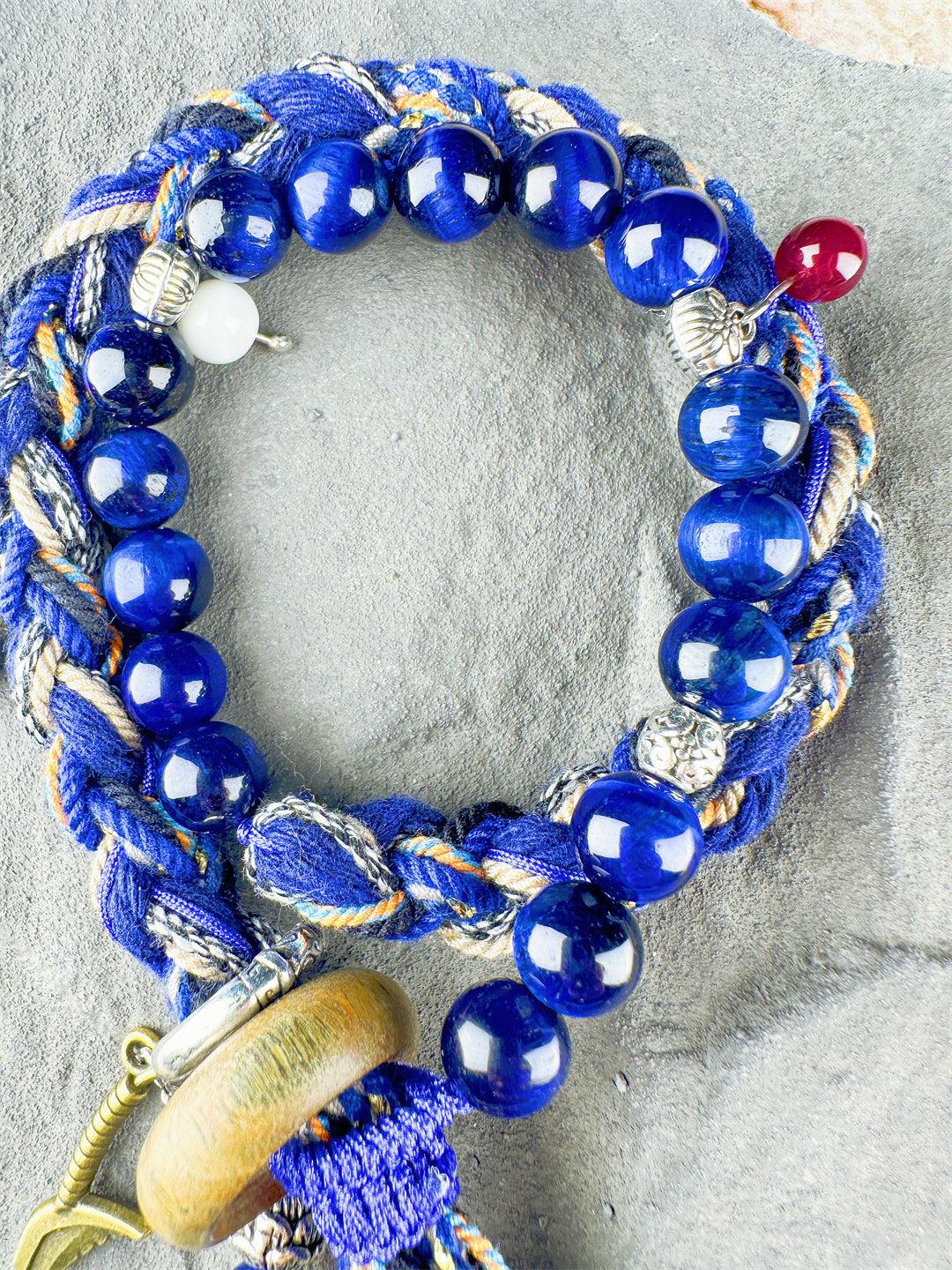 Friendship Bracelet Celestial Voyager Double-Layered Bracelet with Nautical Charms